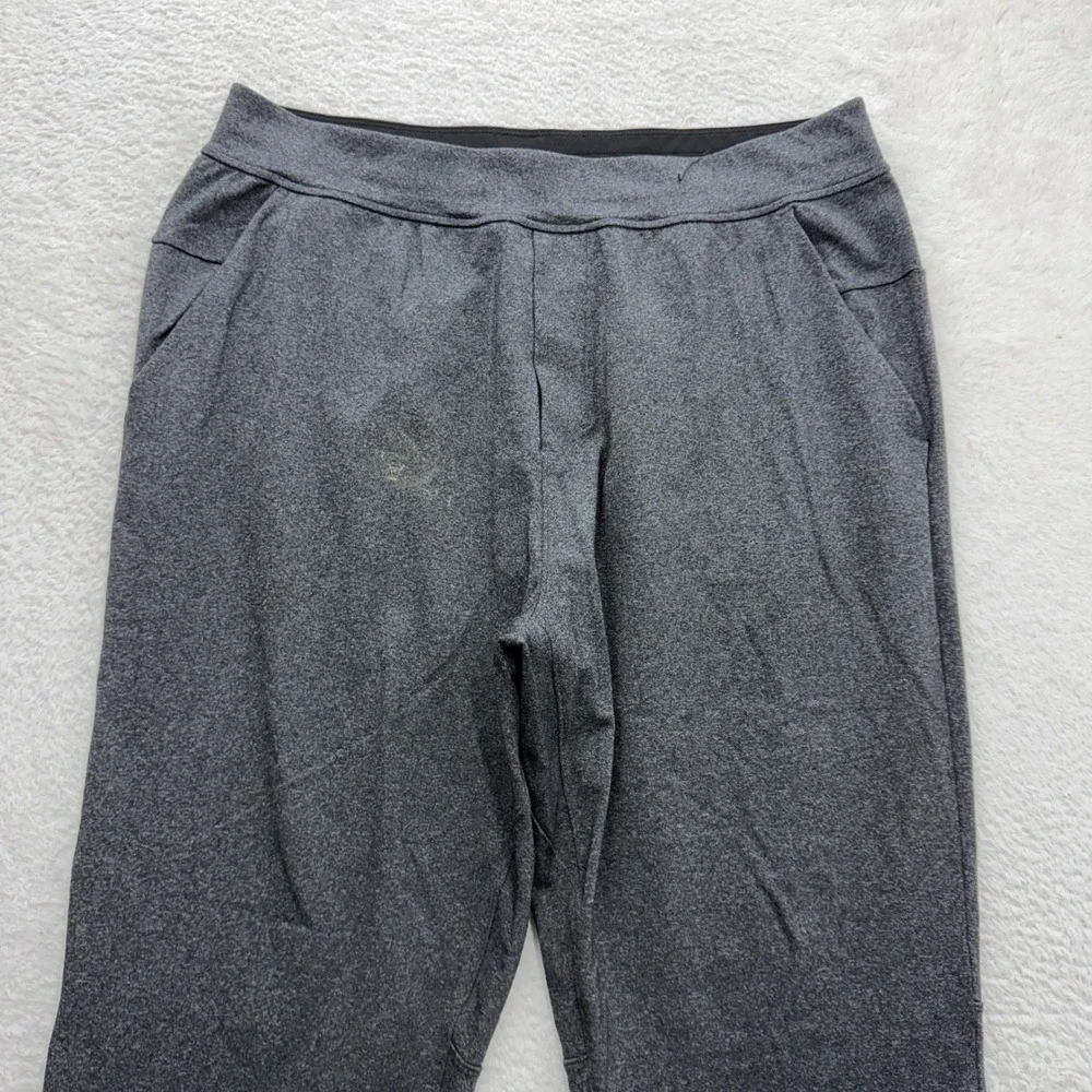 Lululemon‎ Mens ABC Jogger Pants XL Heathered Charcoal Grey Technical Stretch